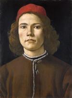 欧洲12-19世纪油画二_BOTTICELLI, Sandro - Portrait of a Young Man3